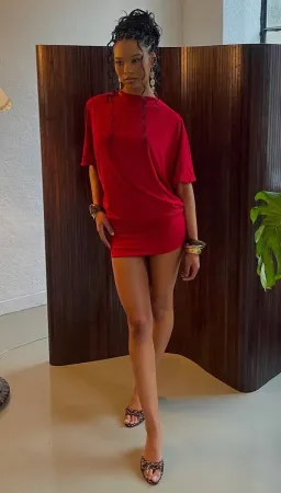 Just a tease mini dress for rent on The Volte - image 1