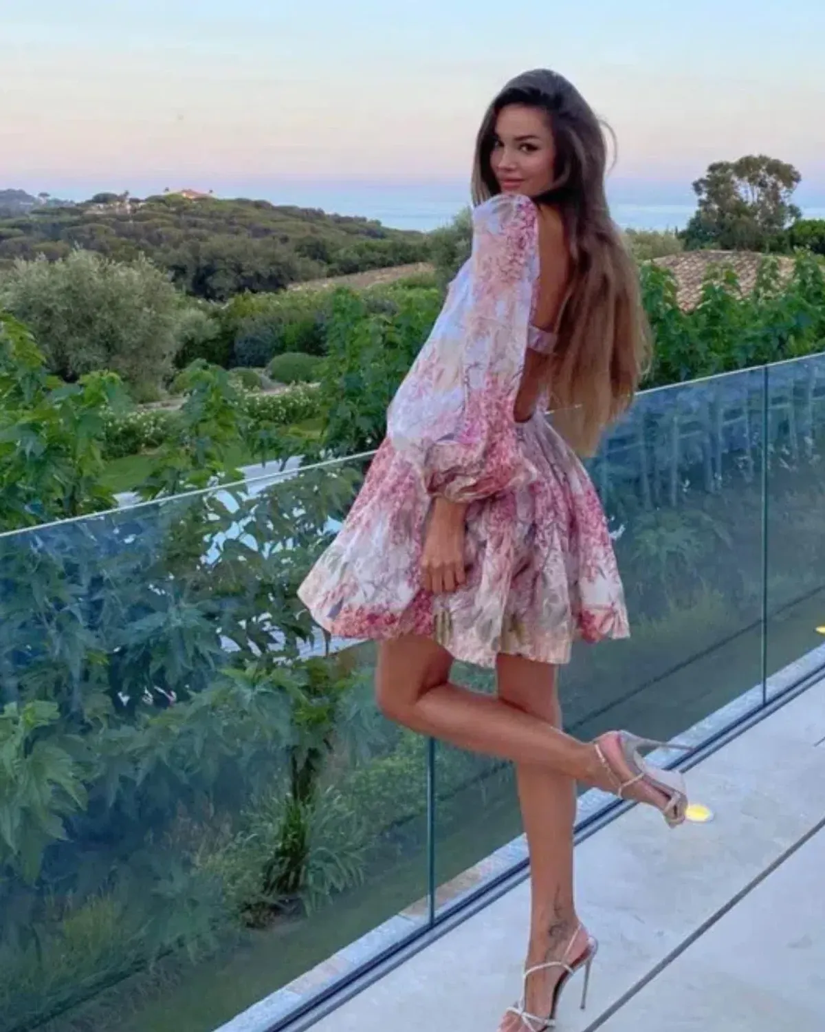 Zimmermann Botanica Bralette Mini Dress - Image 1