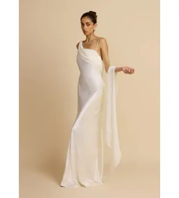 Arcina Ori Helena Maxi Dress in Ivory Size S/AU8 for rent on The Volte - image 3