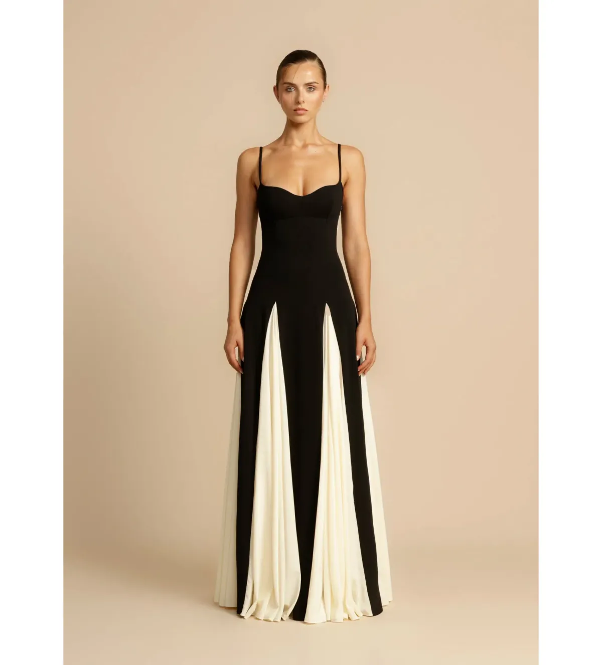 Arcina Ori Paloma Maxi Dress in Black & White Size XS/AU6 - Image 1
