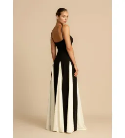 Arcina Ori Paloma Maxi Dress in Black & White Size XS/AU6 for rent on The Volte - image 3