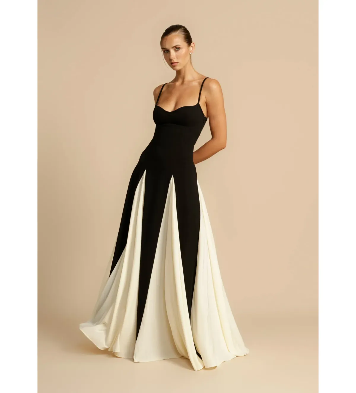 Arcina Ori Paloma Maxi Dress in Black & White Size XS/AU6 - Image 2
