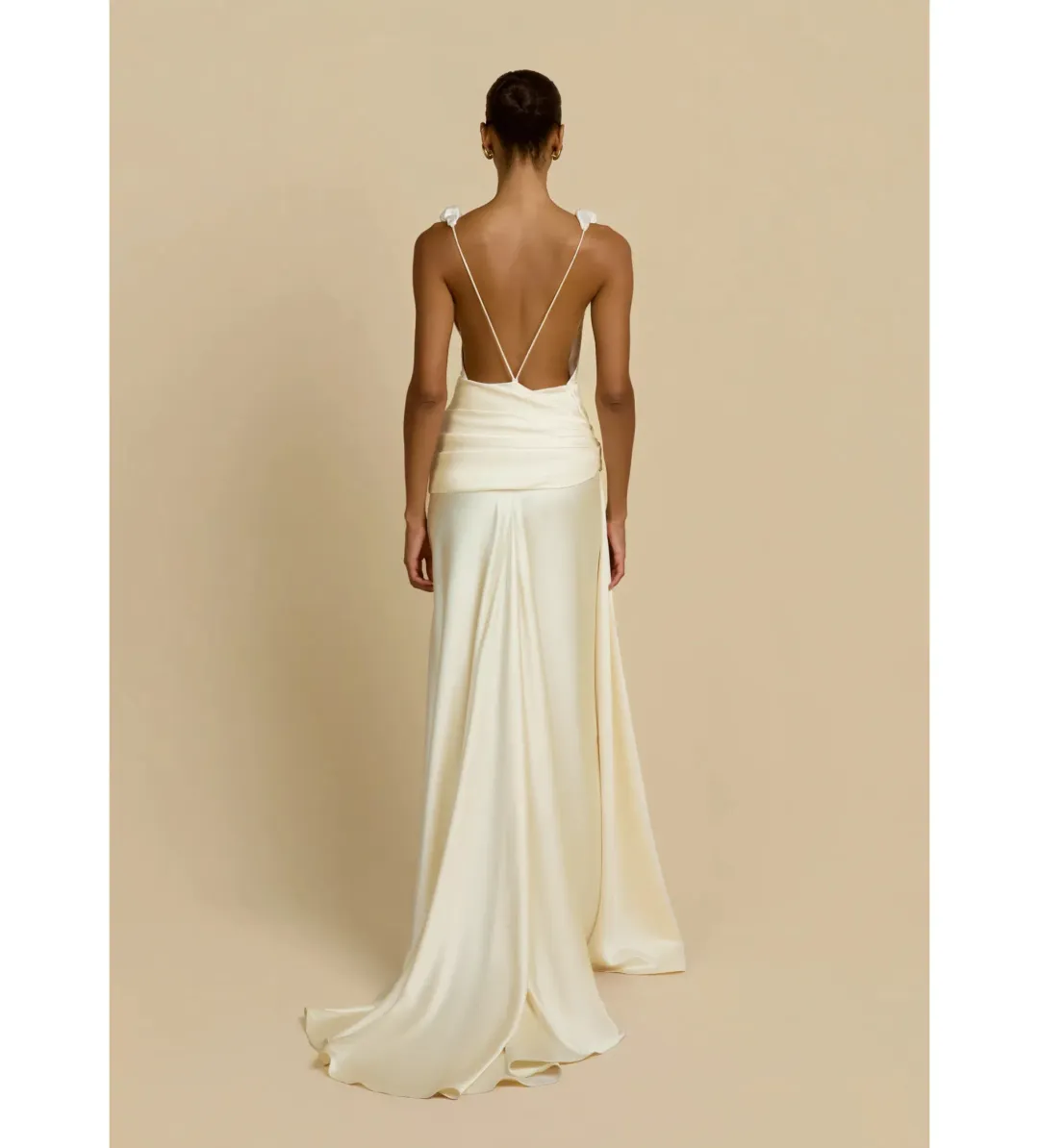 Arcina Ori Madelena Maxi Dress in Cream Size XS/AI6 for rent on The Volte - main image