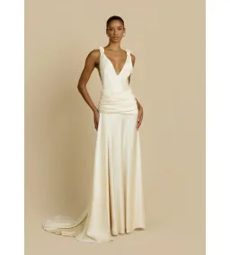 Arcina Ori Madelena Maxi Dress in Cream Size XS/AI6 for rent on The Volte - image 1
