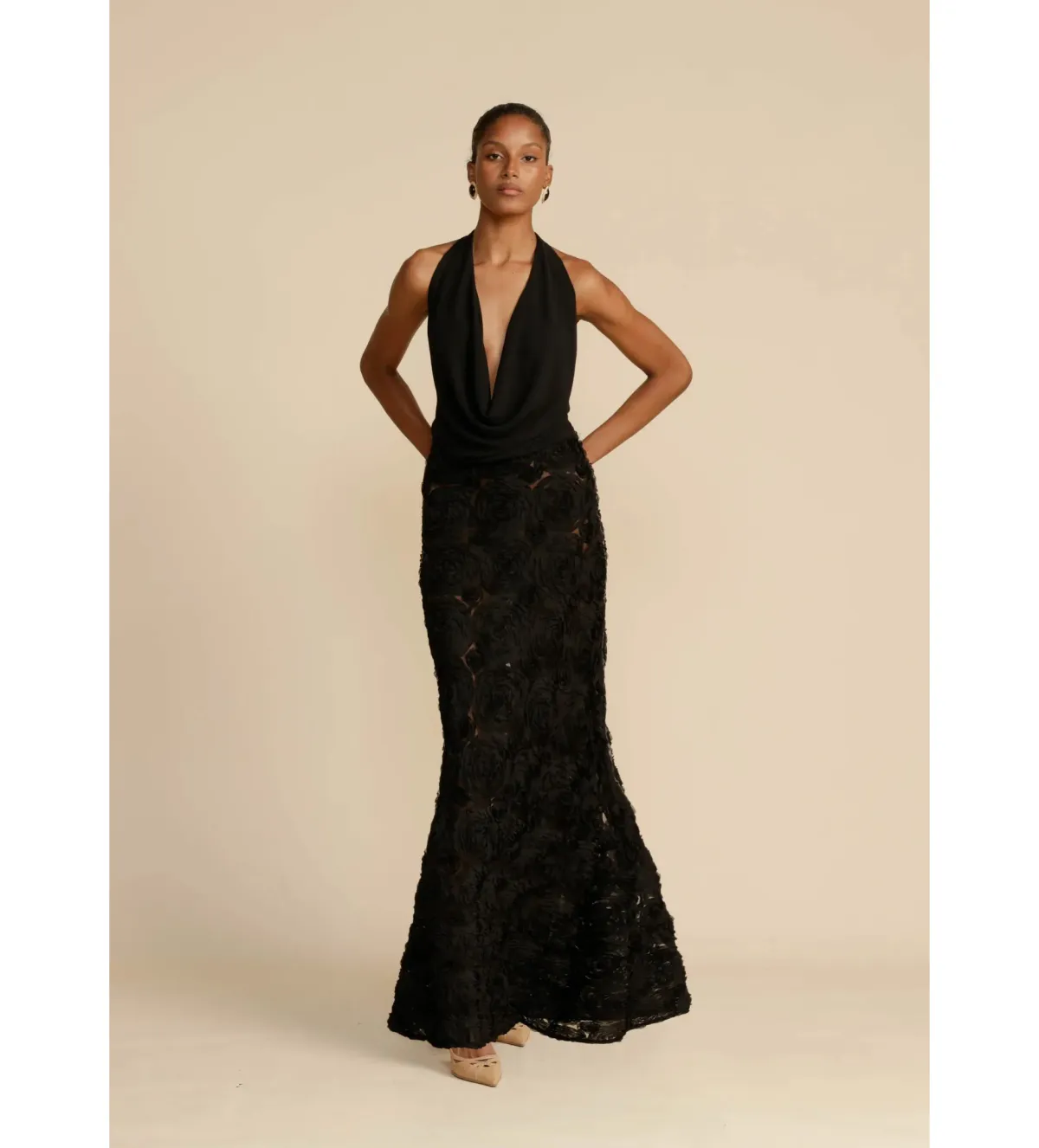 Arcina Ori Adriana Maxi Dress in Black Size S/AU8 - Image 1