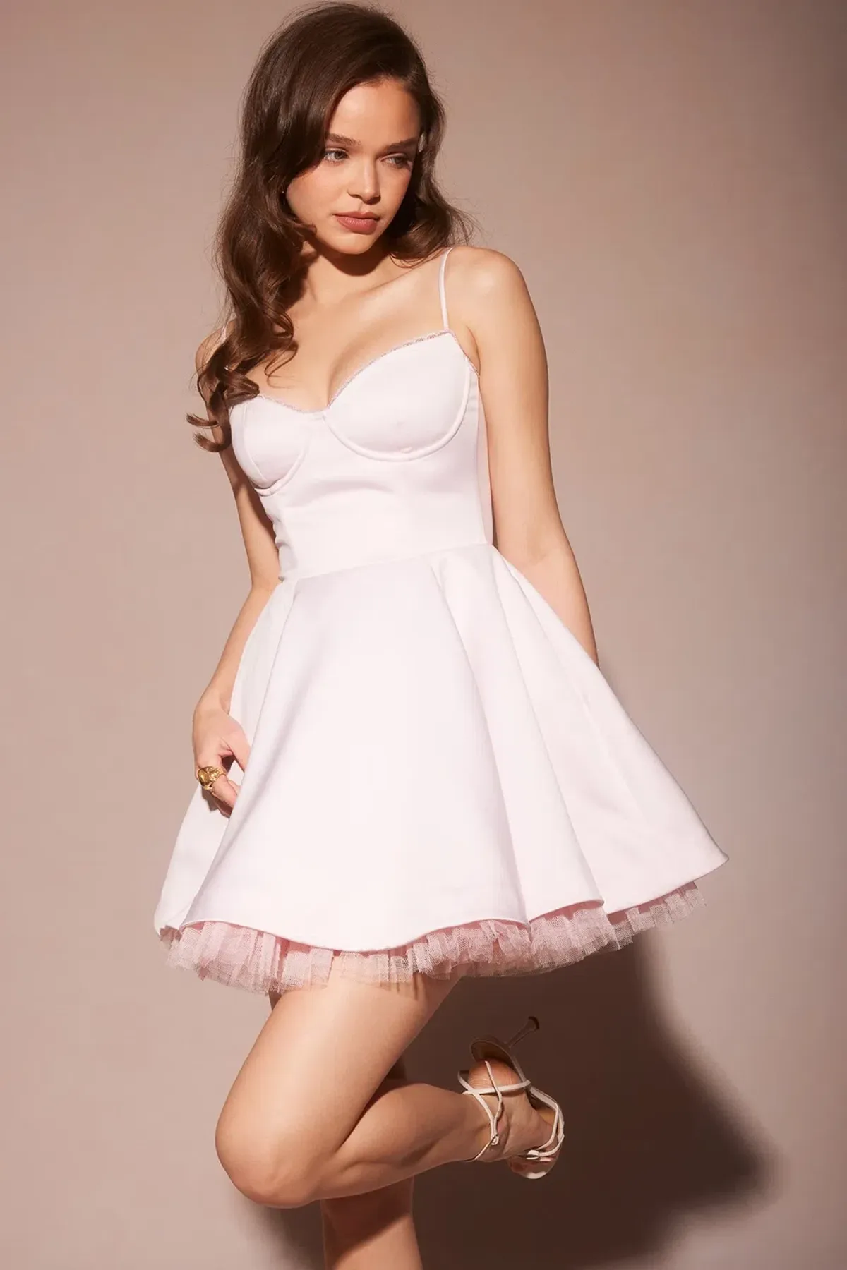 House of CB Minimoiselle Corset Tulle Mini Dress | Ballerina Pink | Size M / AU 10 | Formal, 21st, Hens, Bridesmaid - Image 5