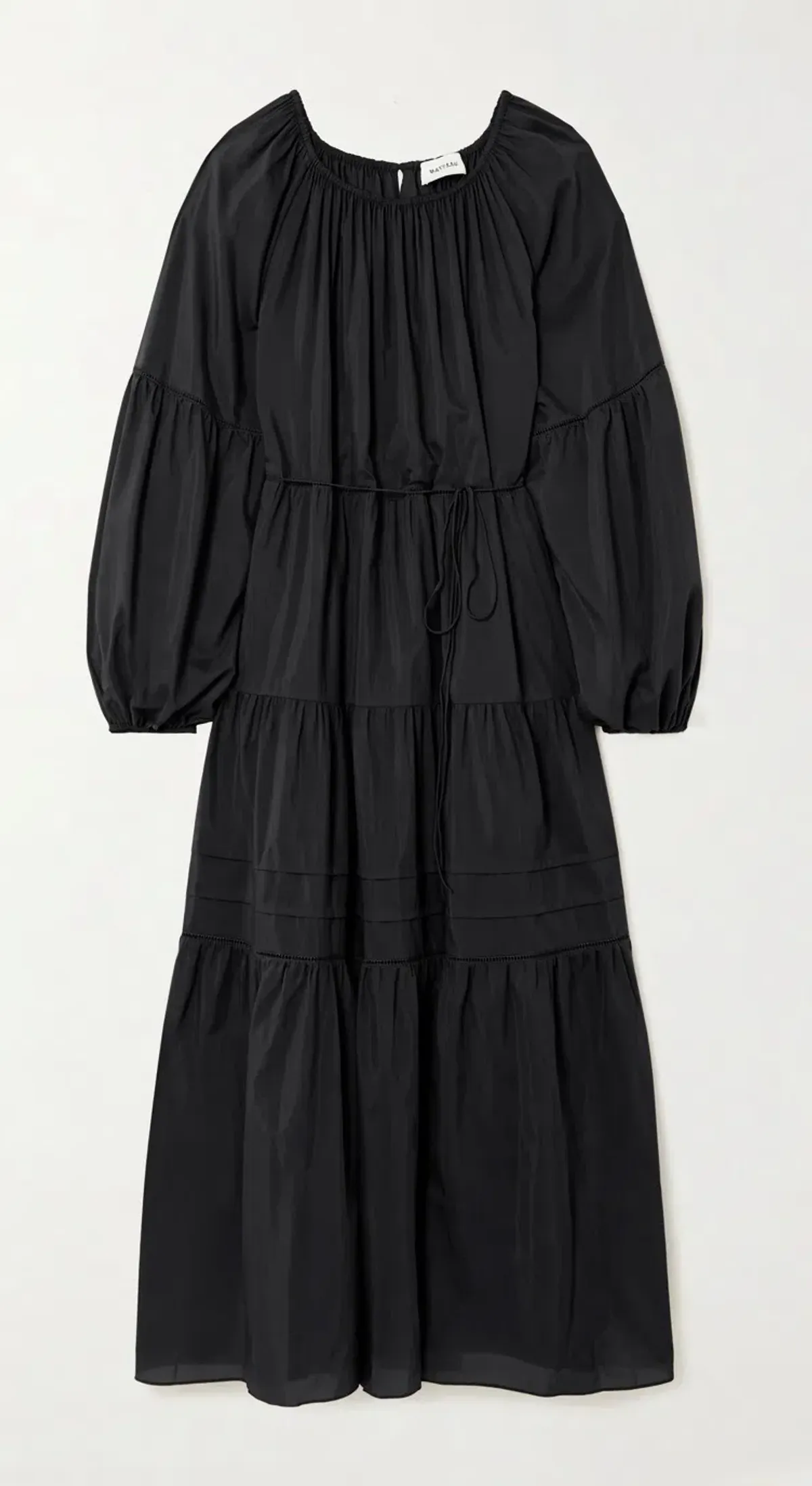 Matteau Voluminous Tiered dress size 8 Black - Image 3
