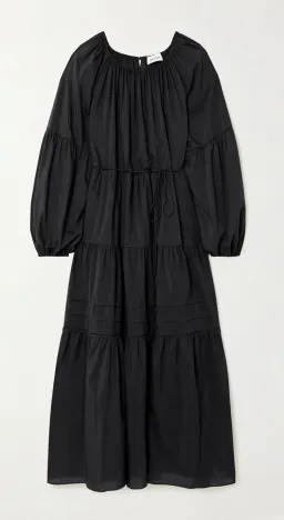 Matteau Voluminous Tiered dress size 8 Black for rent on The Volte - image 3