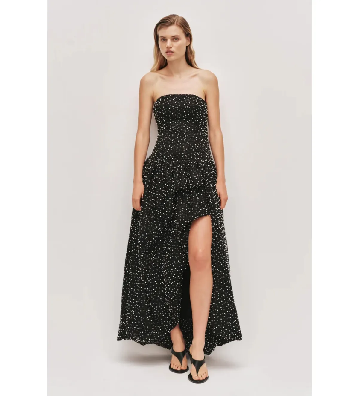 Aje Regina Pearl Gown in Black Size AU12 - Image 1