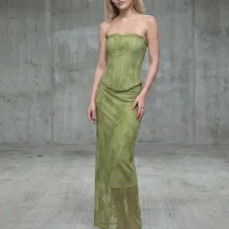 HNTR INEZ CORSET & MAXI SKIRT SET for rent on The Volte - image 1