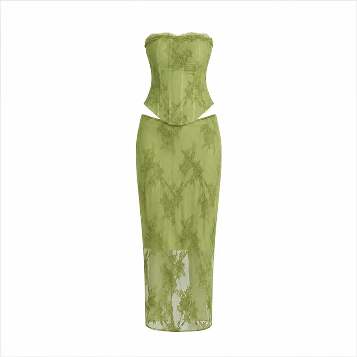 HNTR INEZ CORSET & MAXI SKIRT SET - Image 2