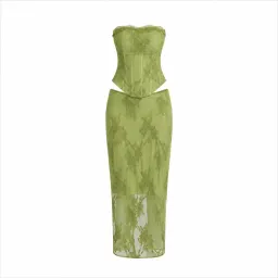 HNTR INEZ CORSET & MAXI SKIRT SET for rent on The Volte - image 2