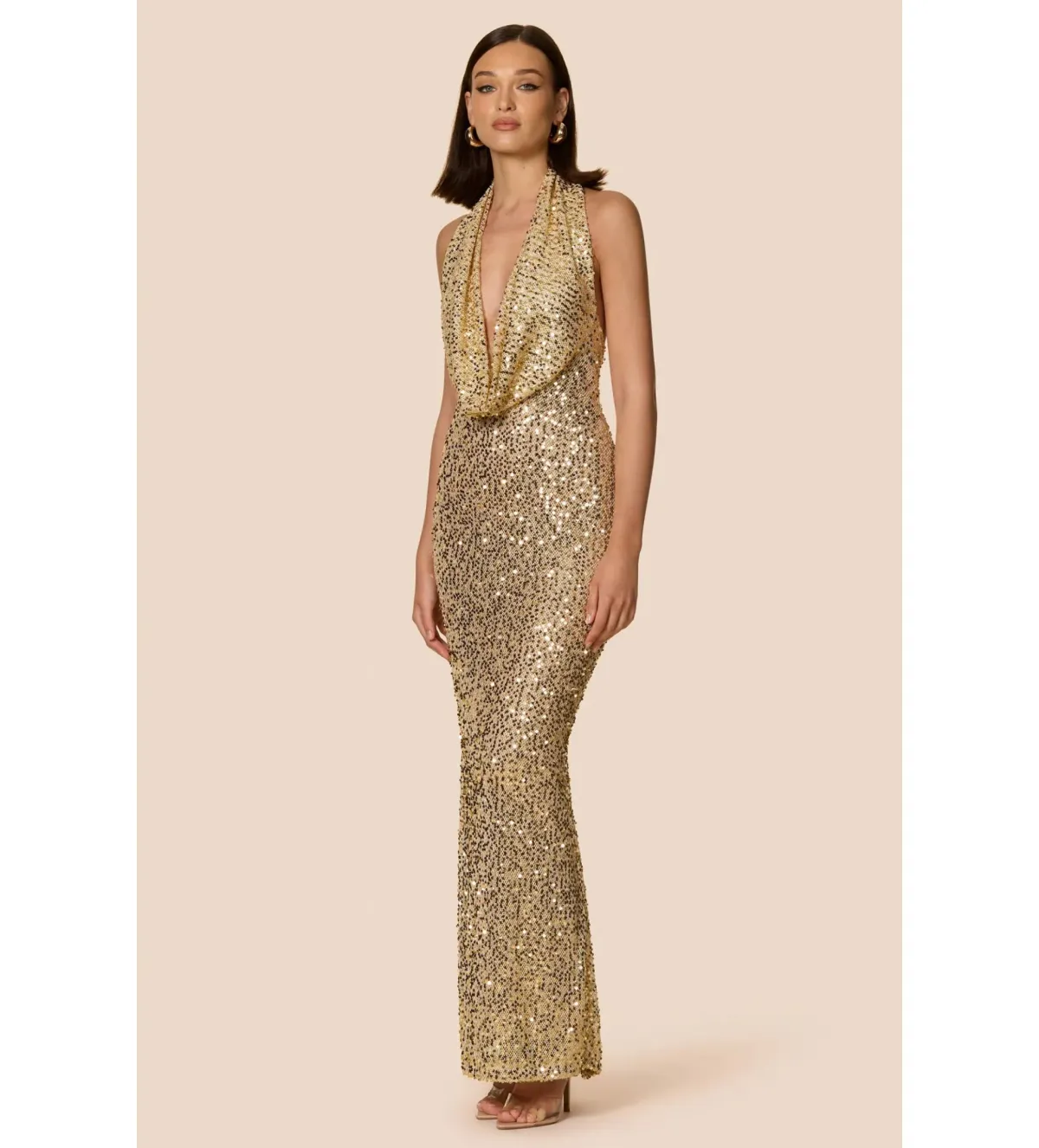 Love Nookie Suri Gown in Gold Size S/AU8 - Image 3