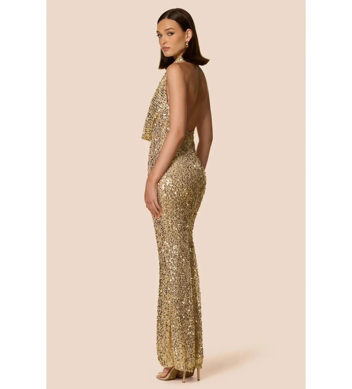 Love Nookie Suri Gown in Gold Size S/AU8 - Image 2