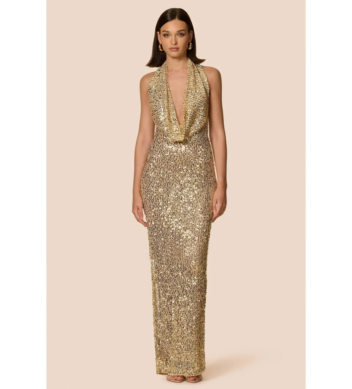 Love Nookie Suri Gown in Gold Size M/AU10 - Image 1