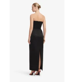 Leo Lin Rayna Embroided Maxi Dress in Snapdragon Print Ebony Size AU12 for rent on The Volte - image 3