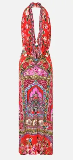 Deep Cowl Plunge Dress for rent on The Volte - image 2