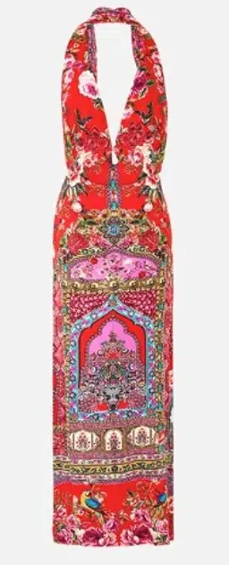 Deep Cowl Plunge Dress for rent on The Volte - image 1