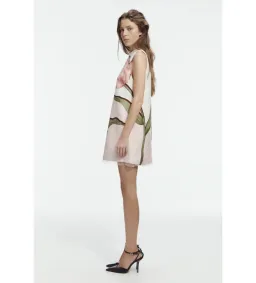 Aje Skies Mini Dress in Flourish Rose Size AU12 for rent on The Volte - image 2