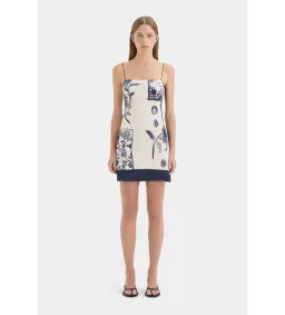 SIR The Label Phillipa Slip Mini Dress in Eira Midnight Size 0/AU6 for rent on The Volte - image 1