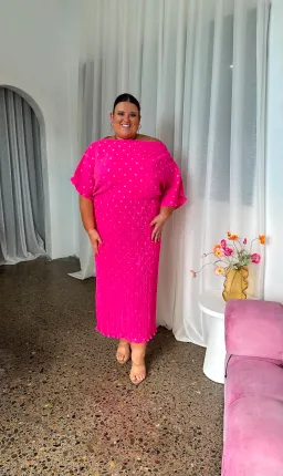 Pink Tilly Dress for rent on The Volte - image 1
