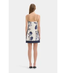 SIR The Label Phillipa Slip Mini Dress in Eira Midnight Size 2/AU10 for rent on The Volte - image 3