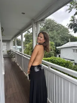 Ance Gria Adele Gown Black Size 8 for rent on The Volte - image 3