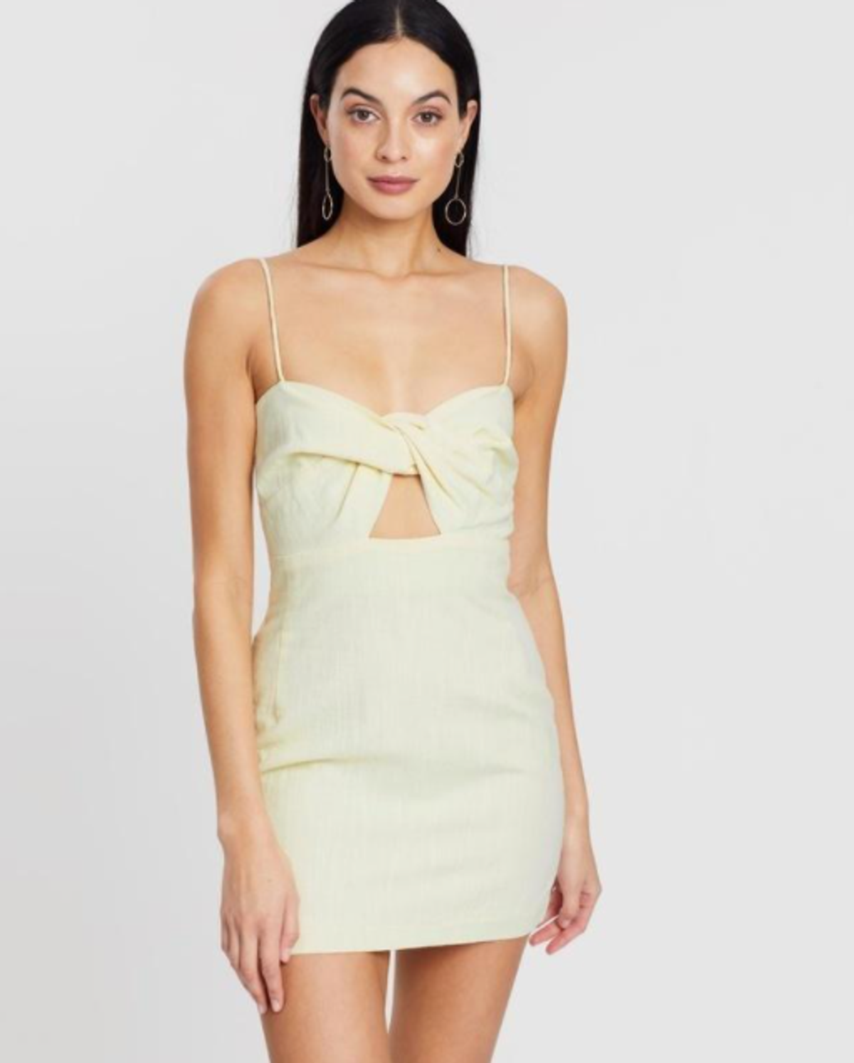 Bec & Bridge Ana Mini Dress Yellow Size 6 - Image 2