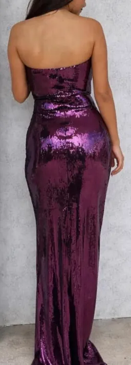 Winston strapless sequin maxi dress for rent on The Volte - image 4