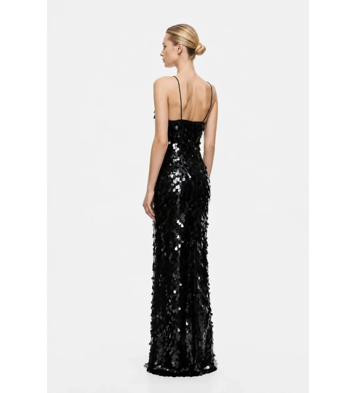 Misha The Sapphire Sequin Dress in Black Size XS/AU6 - Image 2