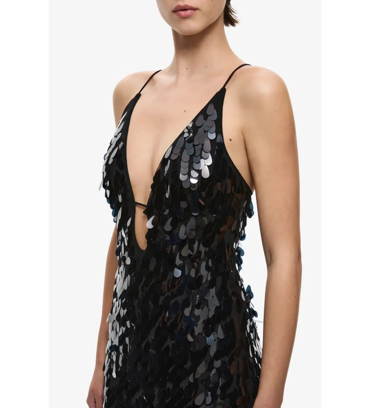 Misha The Sapphire Sequin Dress in Black Size XS/AU6 - Image 3