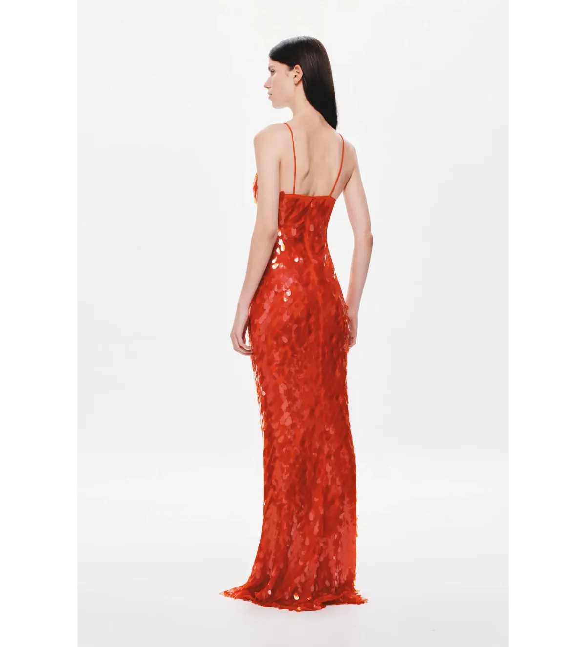 Misha The Sapphire Sequin Dress in Red Sequin Size XS/AU6 - Image 3