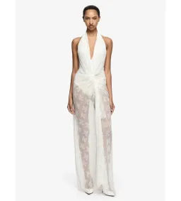 Bec & Bridge Rosalind Drape Maxi Dress in Ivory Size AU6 for rent on The Volte - image 1