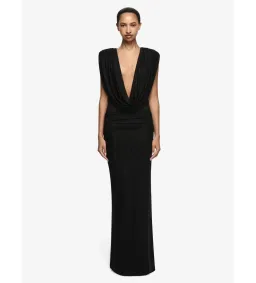 Bec & Bridge Arianna Cowl Neck Maxi Dress in Black Size AU6 for rent on The Volte - image 1