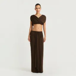 BENNI Celia Set In Chocolate Size 8 for rent on The Volte - image 1