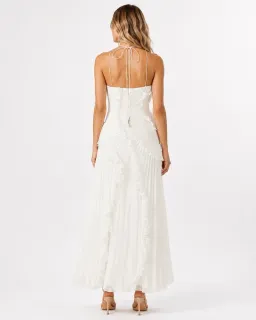 Amur - Lorelie Halter Gown in White for rent on The Volte - image 2