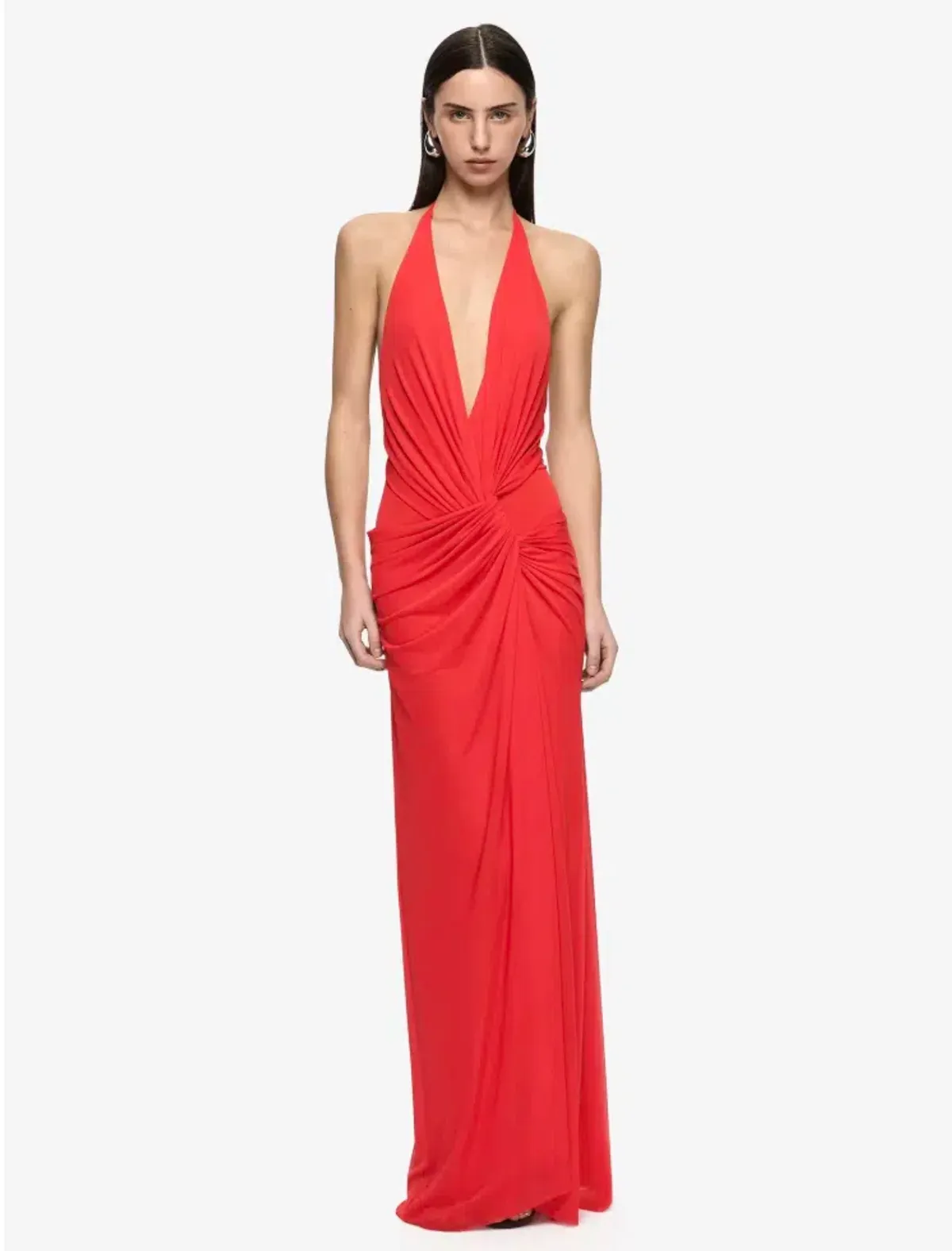 Bec & Bridge Xanthi V Neck Maxi Flame Size S/AU 8 - Image 1