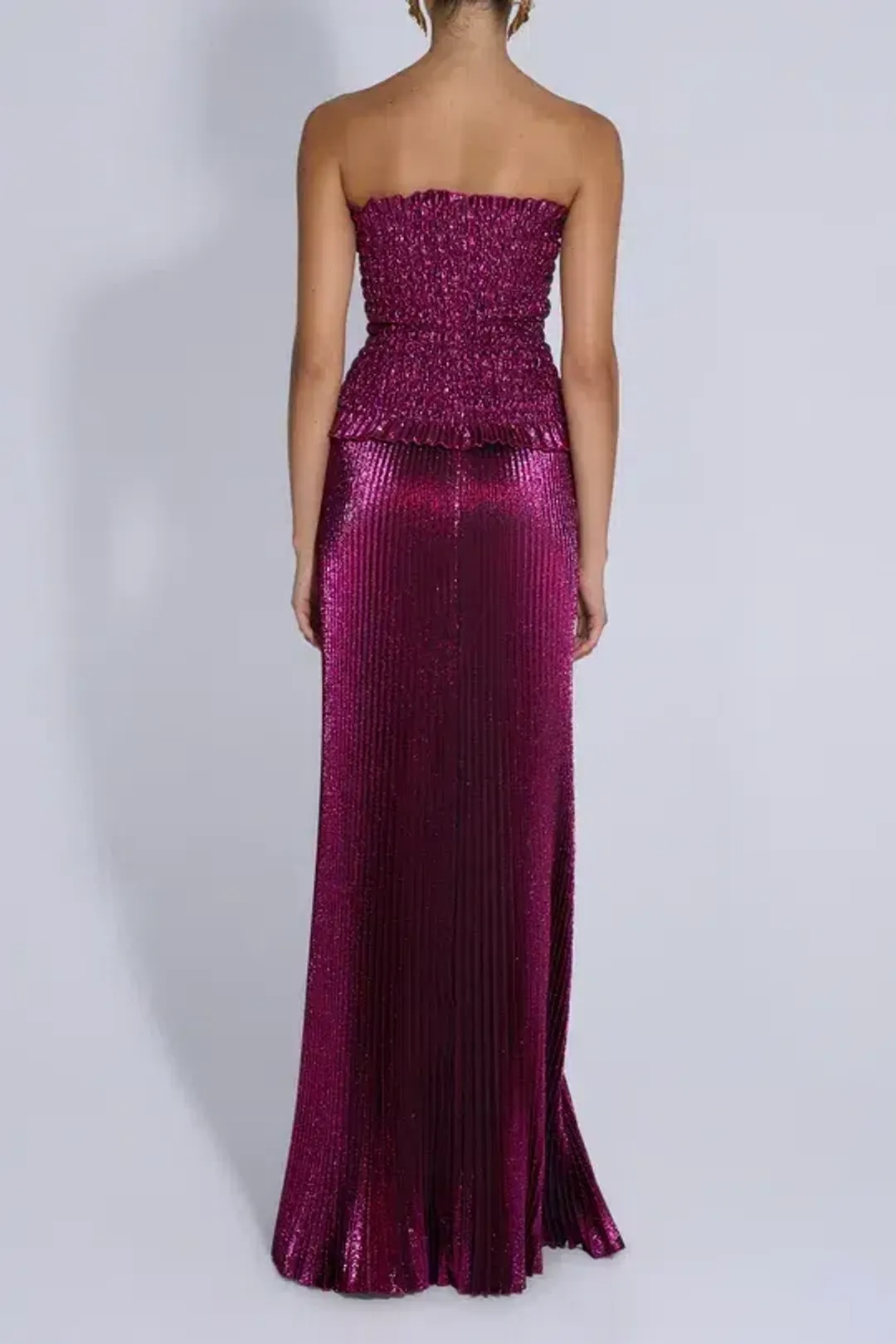 Lidee Maya Gown in Sangria Glitter Size 10 for rent on The Volte - main image
