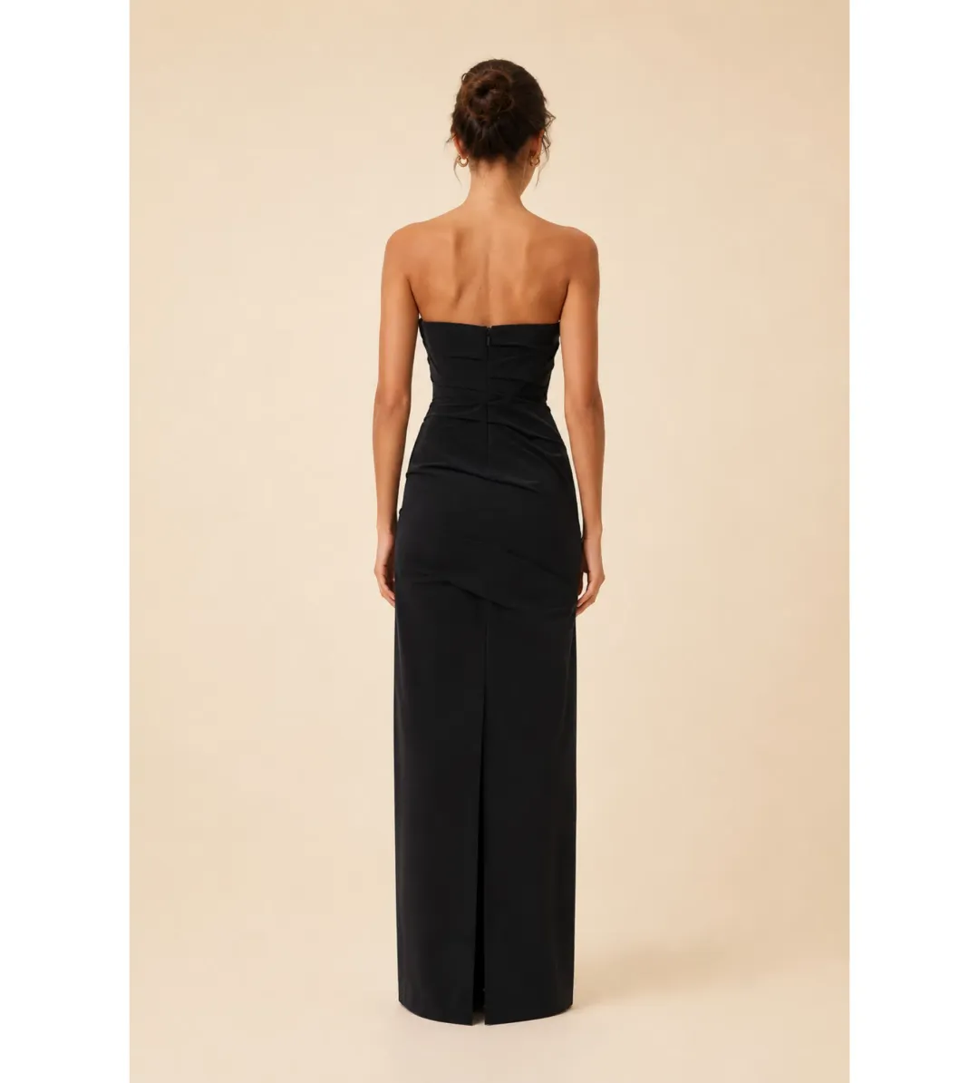 Rachel Gilbert Salma Strapless Gown in Black Size 2/AU10 for rent on The Volte - main image
