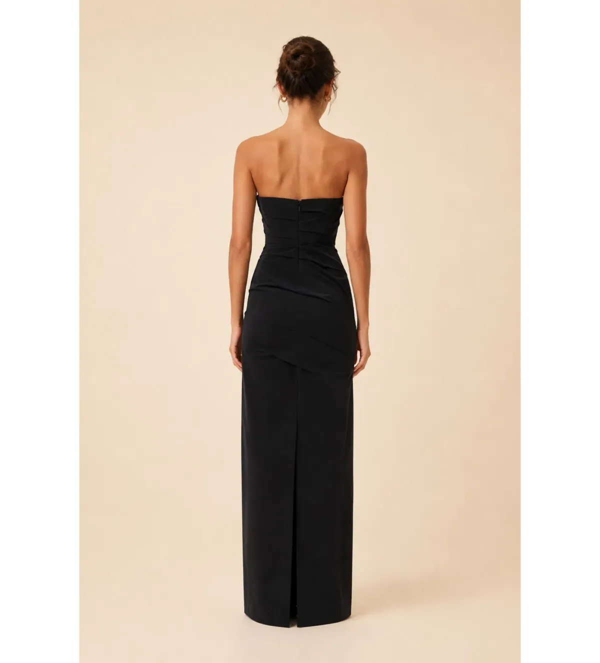 Rachel Gilbert Salma Strapless Gown in Black Size 2/AU10 - Image 2