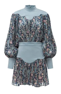 Alemais Canter Scallop Mini Dress for rent on The Volte - image 5