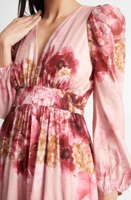 SHEIKE SWAN LAKE DRESS PINK FLORAL PRINT SIZE 10 for rent on The Volte - image 6