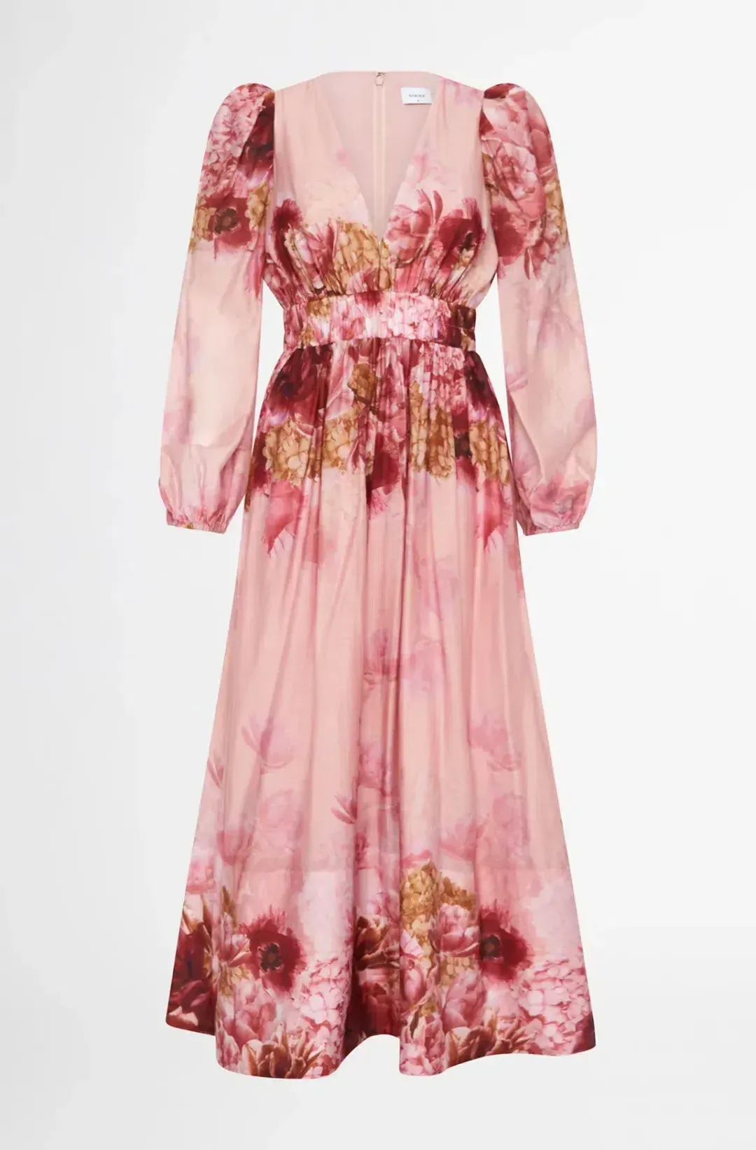 SHEIKE SWAN LAKE DRESS PINK FLORAL PRINT SIZE 10 for rent on The Volte - main image