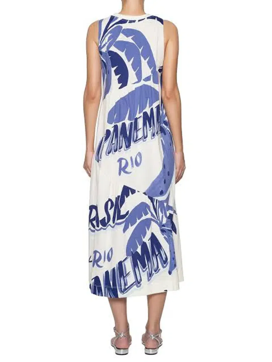 FARM Rio Ipanema midi dress size L for rent on The Volte - main image