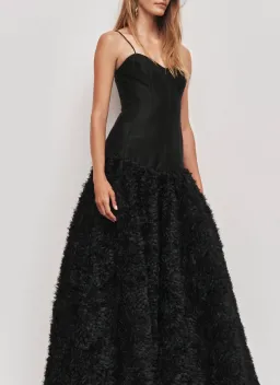 Aje Colette Maxi Dress Black for rent on The Volte - image 1