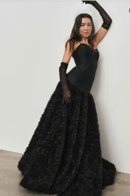 Aje Colette Maxi Dress Black for rent on The Volte - image 4