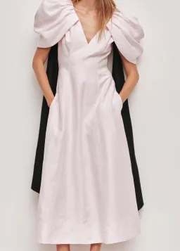 Bisou Midi Dress Pink for rent on The Volte - image 1