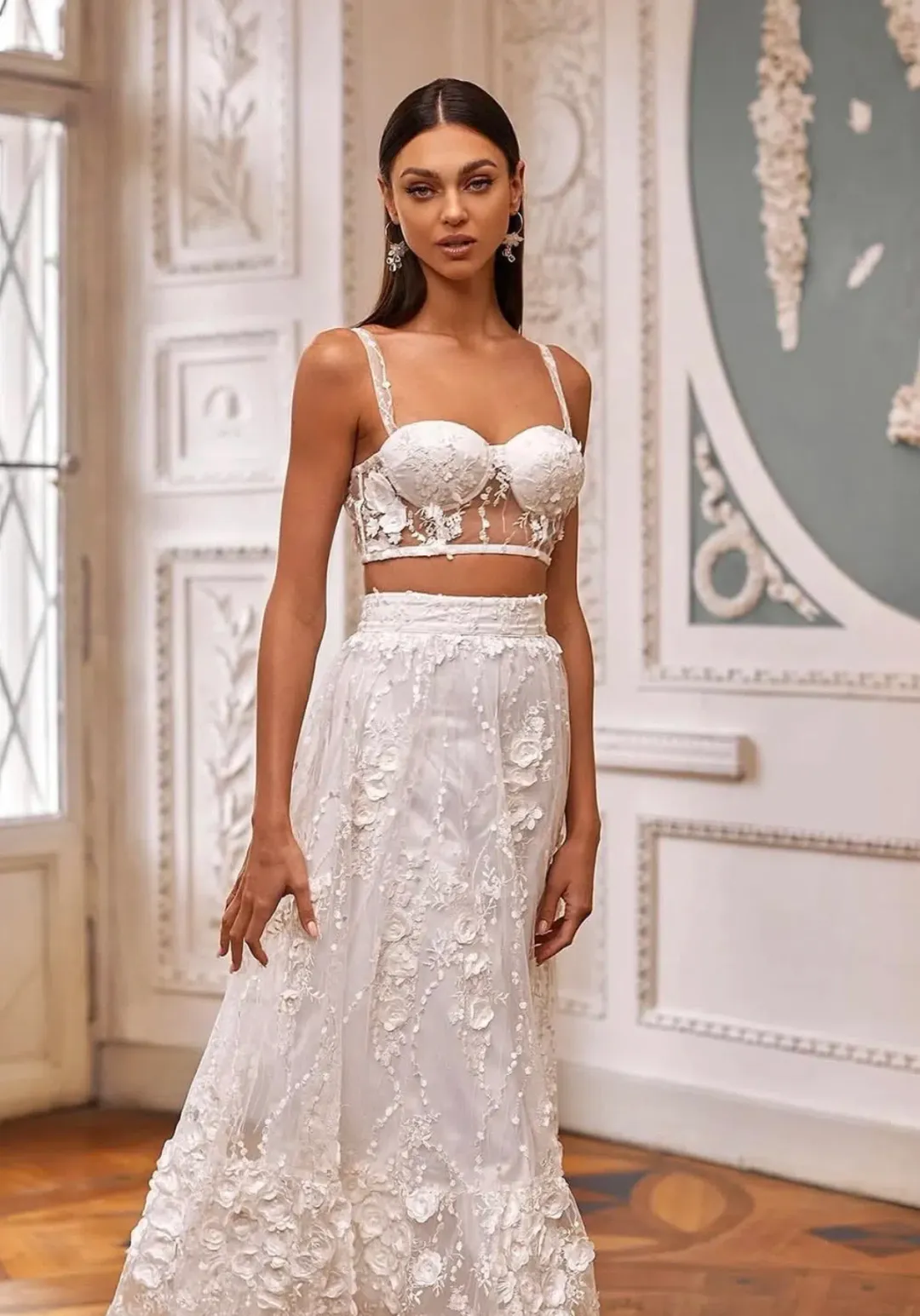 Alamour The Label White Aella Set for rent on The Volte - main image