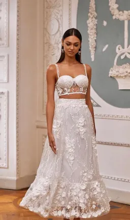 Alamour The Label White Aella Set for rent on The Volte - image 1