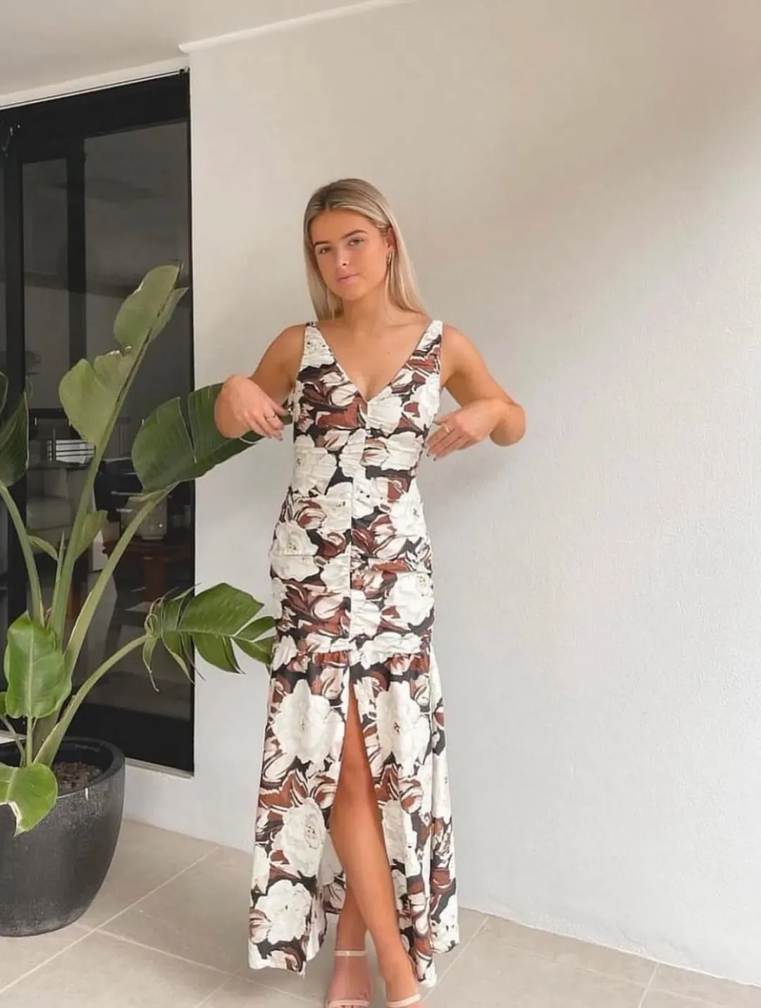 sir the label maxi Vivienne dress for rent on The Volte - main image